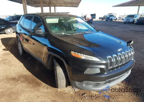 2015 Jeep Cherokee Sport from USA, damaged, VIN 1C4PJLAB2FW553784
